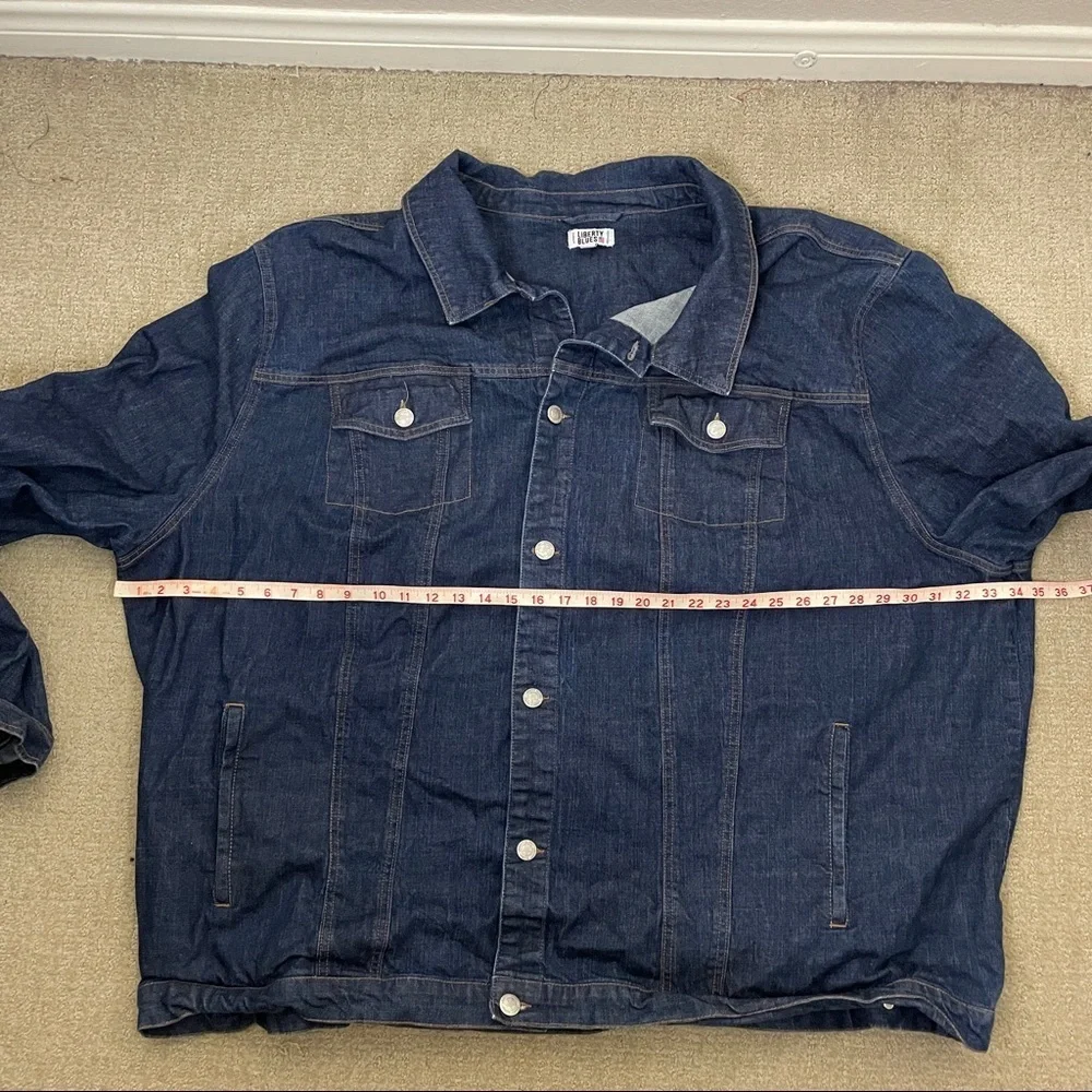 Liberty Blues Denim Jacket Mens Size 5XL - Picture 7 of 9